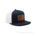 Cappello Gorras Trucker con cerotto in pelle